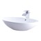 Novatto Porcelain Vessel Sink Combo with Chrome Faucet, Drain and Sealer NSFC-V07W136CH - alternate 3